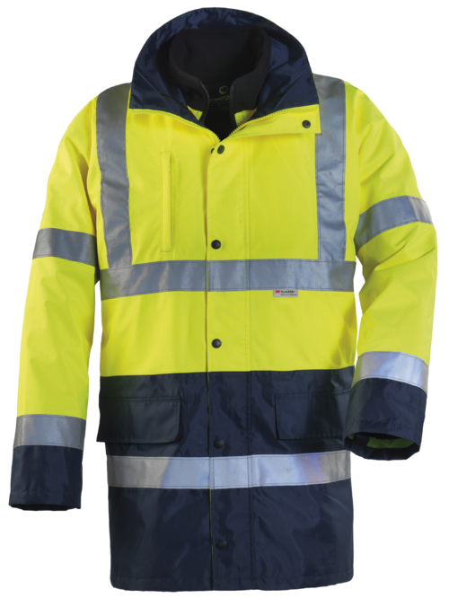 ef0fbb4ad810155ca8d1cf0369973bce Parka polyester 4/1 hi-viz jaune/ma – MO70550