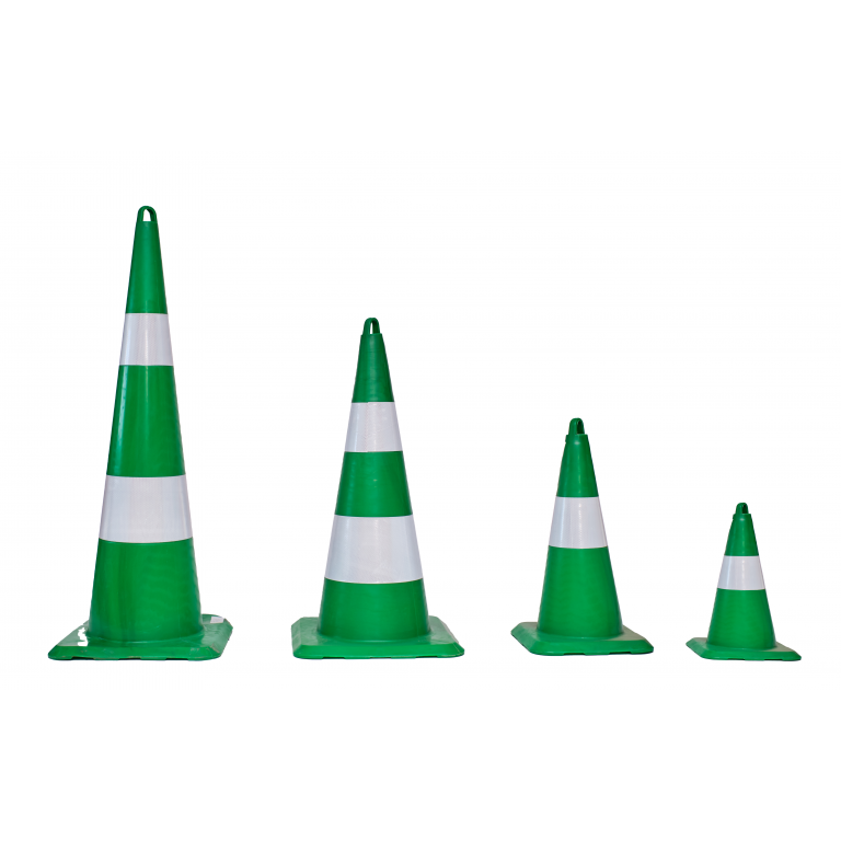 CONES DE SIGNALISATION PVC VERT – EPICG